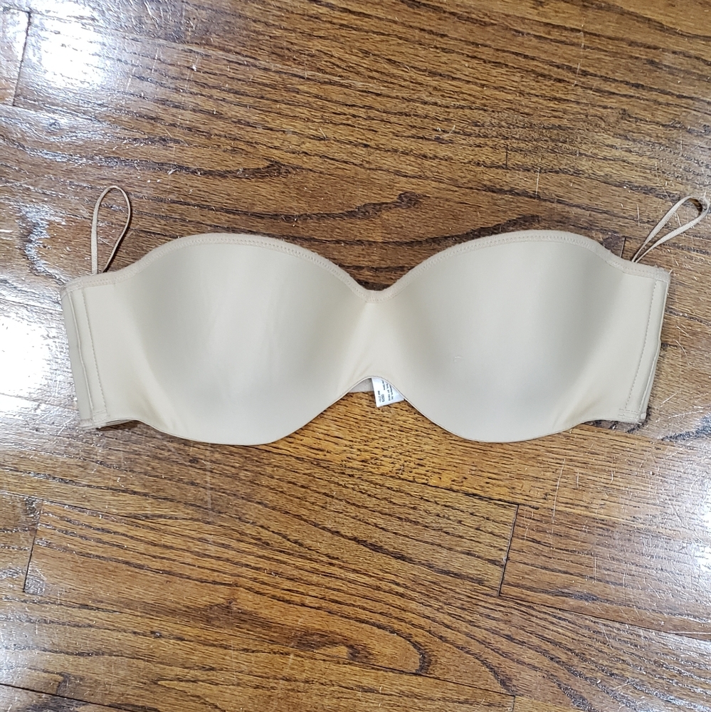 Lilyette strapless bra 34B, nude